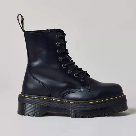 Dr. Martens Black Combat Boots - Picture 6 of 8